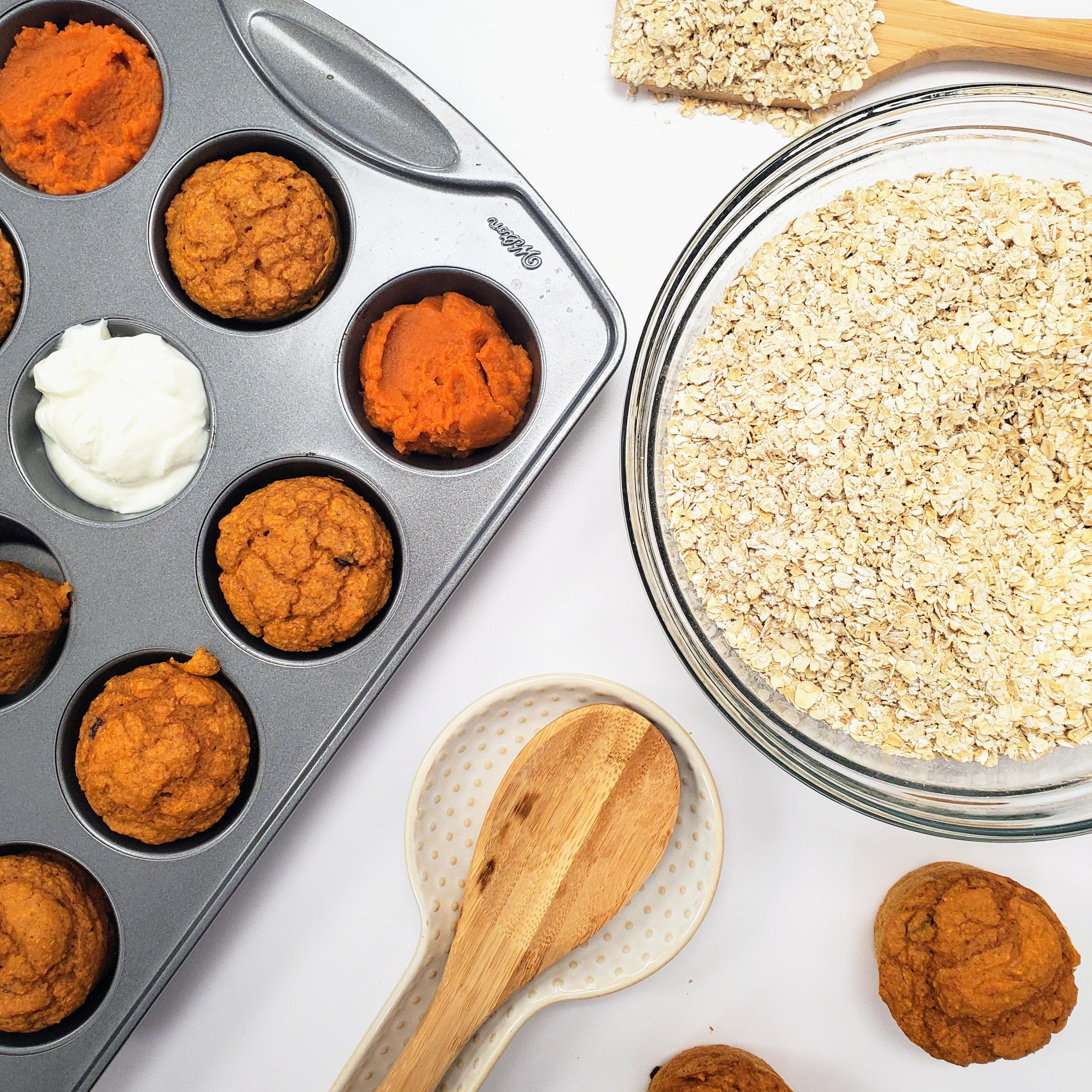 Muffins, Pumpkin Protein, Gluten-Free