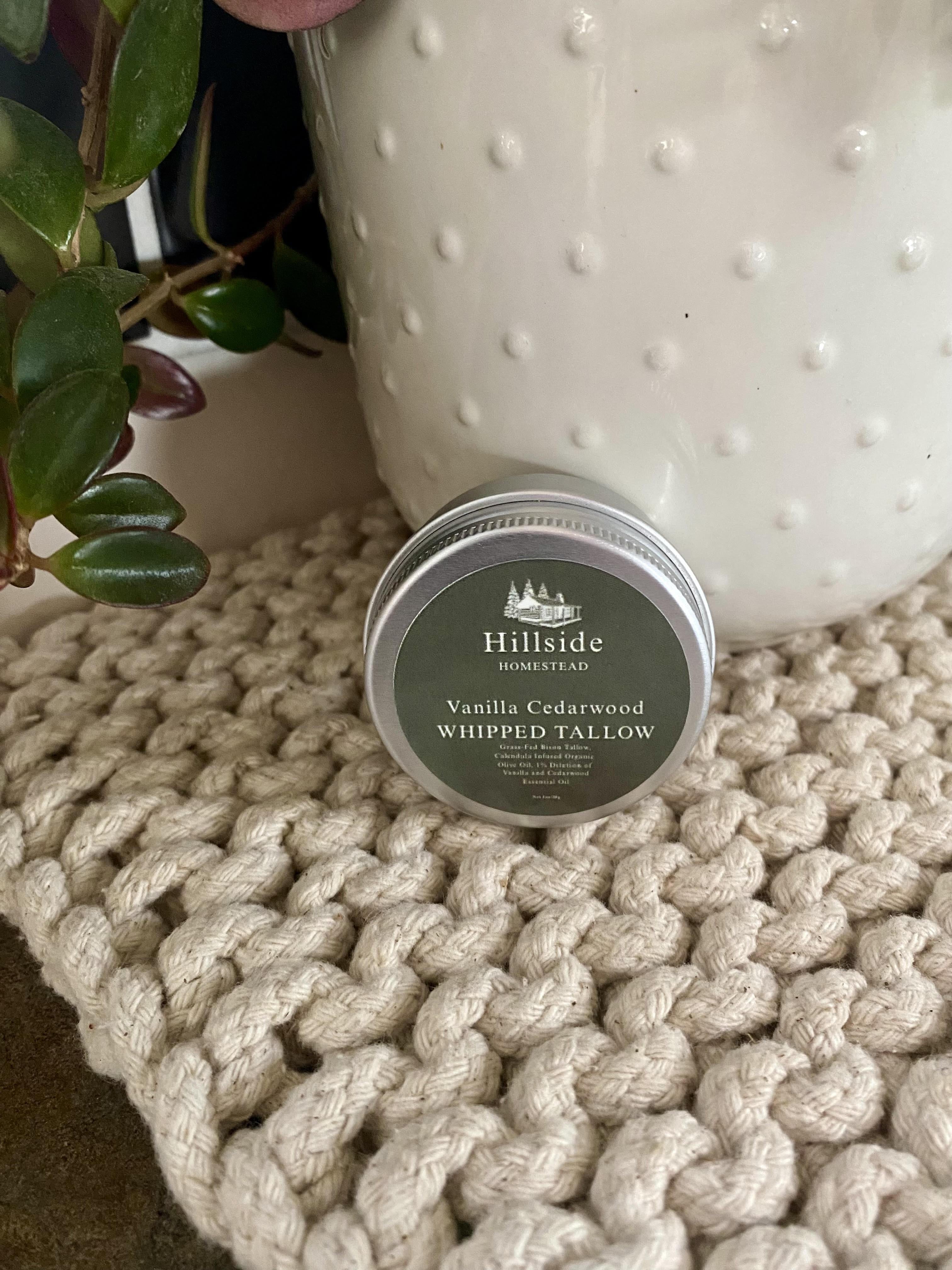 Tallow Balm, Vanilla Cedarwood