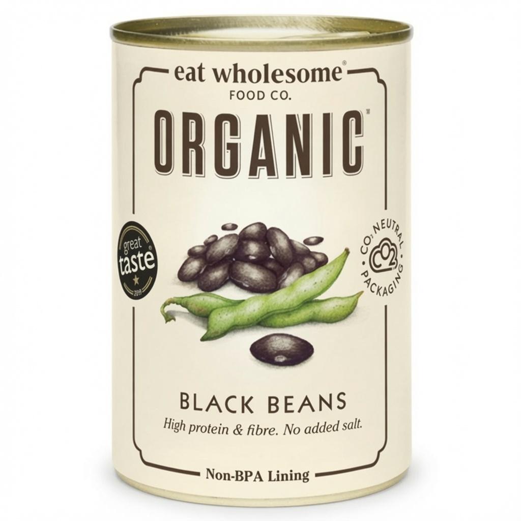 Beans, Black, Canned, Organic