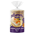 Plumm Good Organic Lentil Thins, Sea Salt, 95 g package