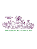Fridge Magnet, Keep Going. Keep Growing.