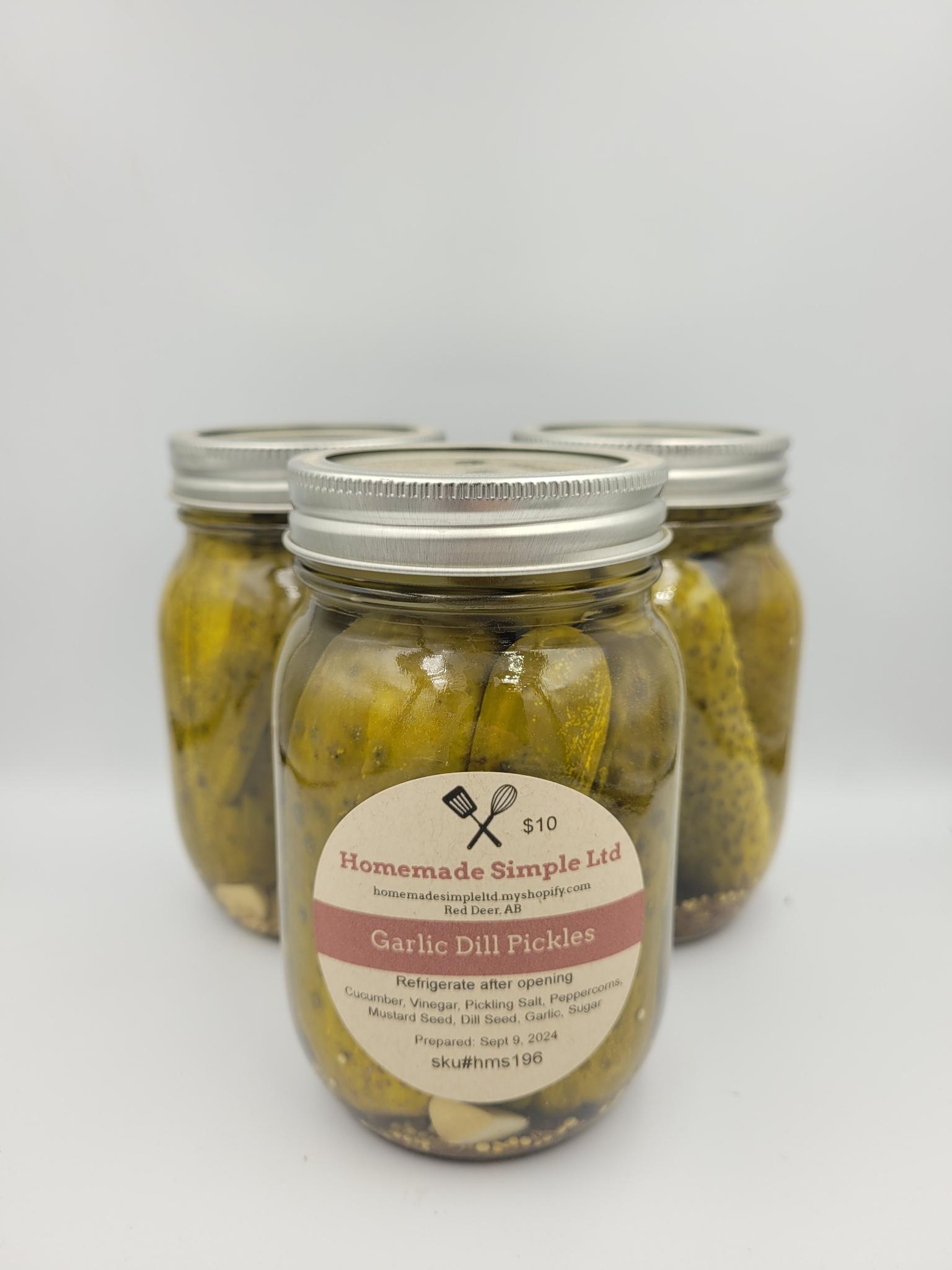 Pickles, Garlic Dill