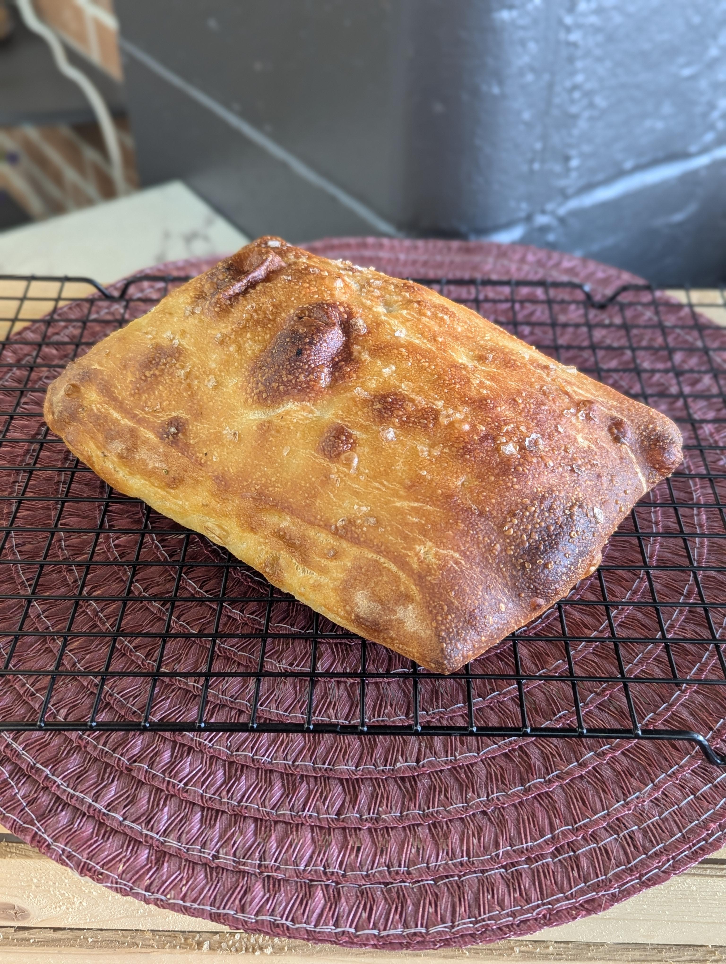 Focaccia, Olive Oil & Flaky Salt