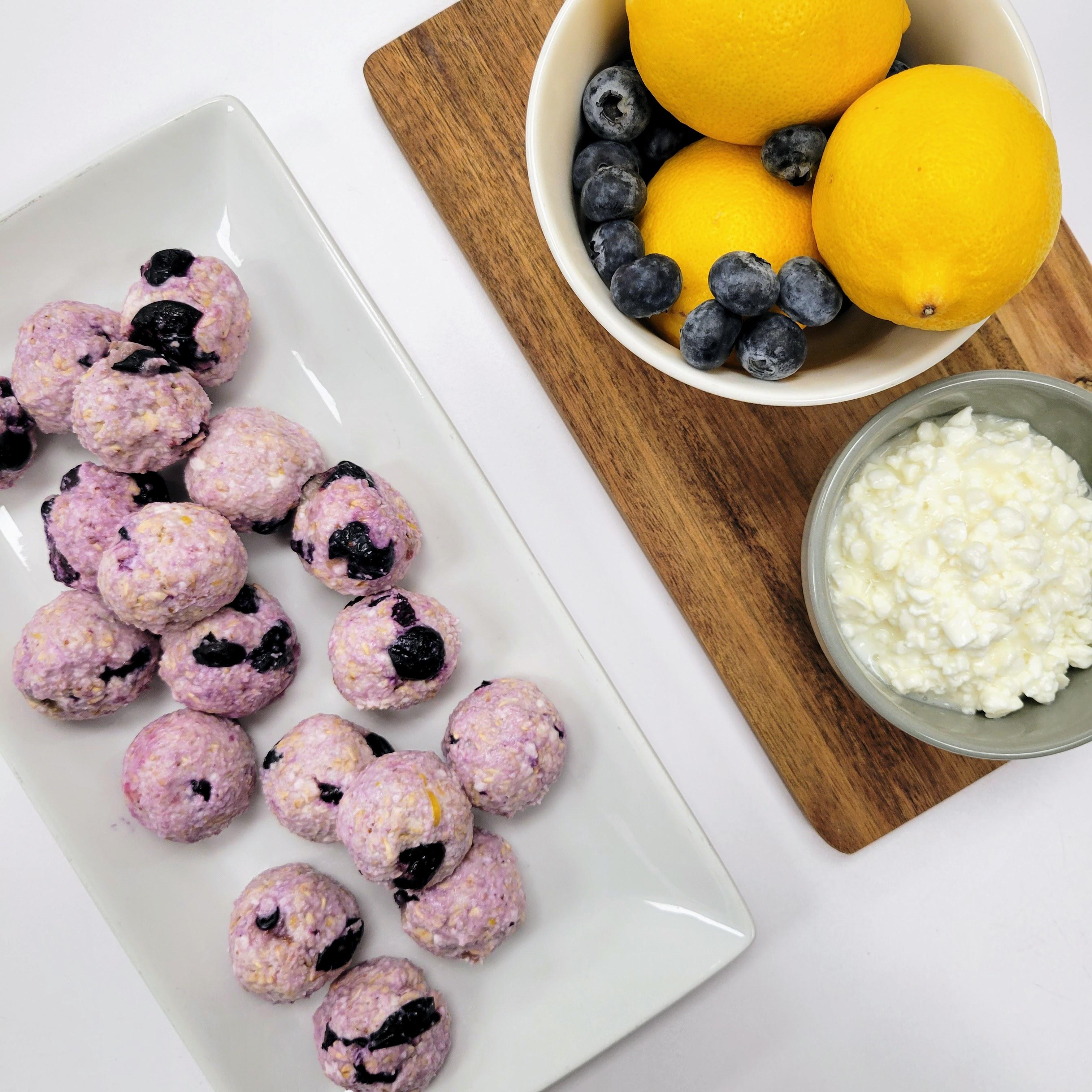 Lemon Blueberry Power Bites