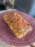 Focaccia, Banana Pepper & Cheese