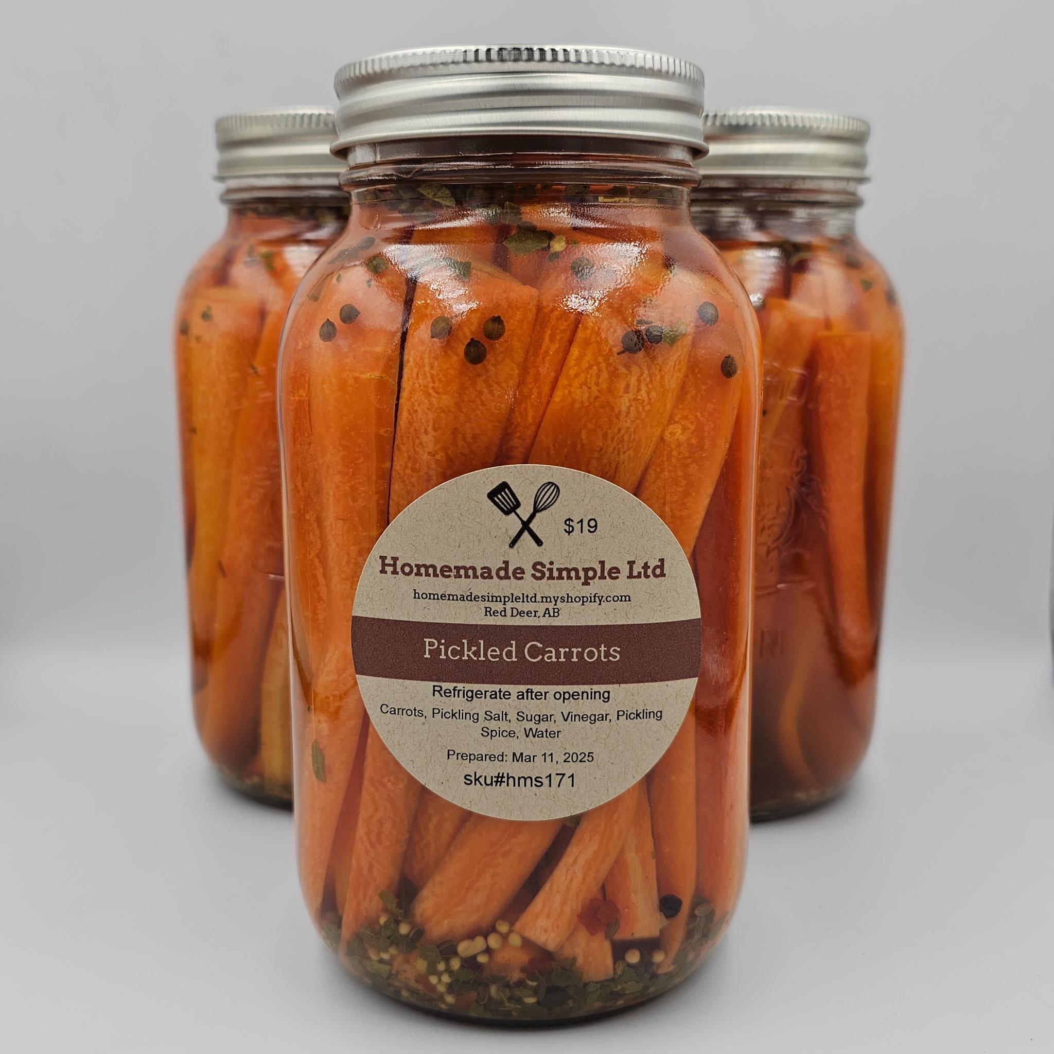 Carrots, Pickled