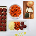 Frozen Meal, Meatloaf, Potatoes, Dill Carrots