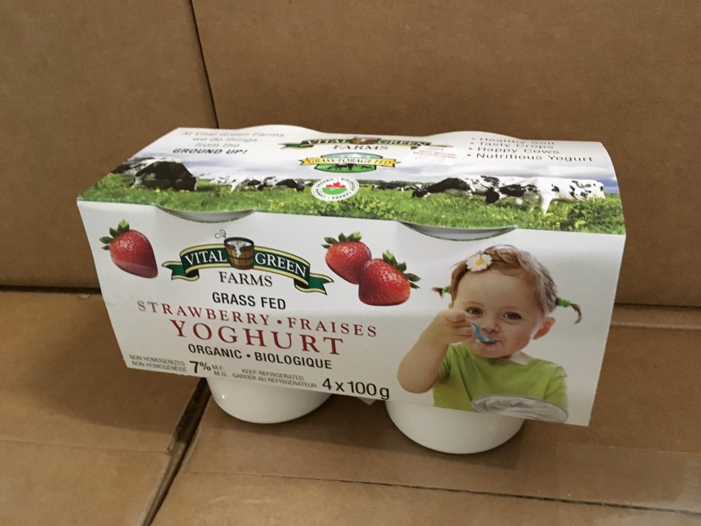 Yogurt, Strawberry, Organic