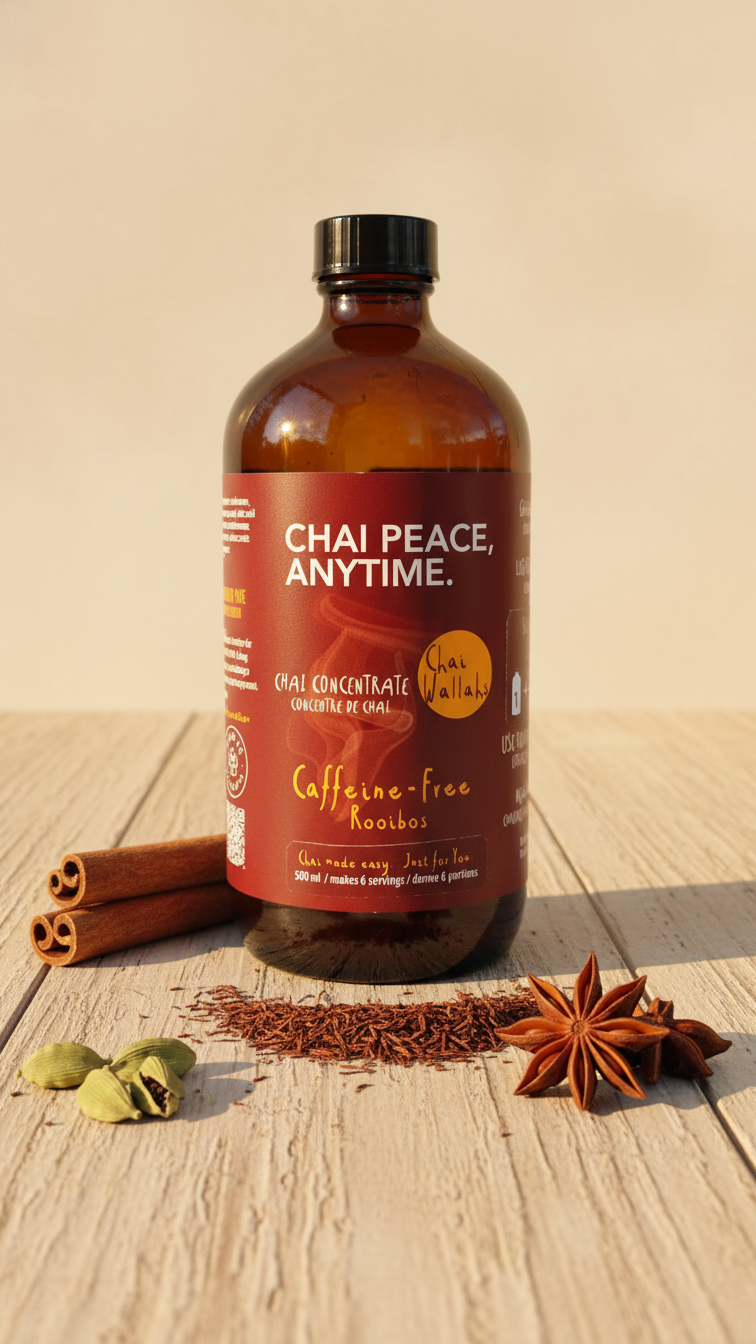 Chai Concentrate, Caffiene Free