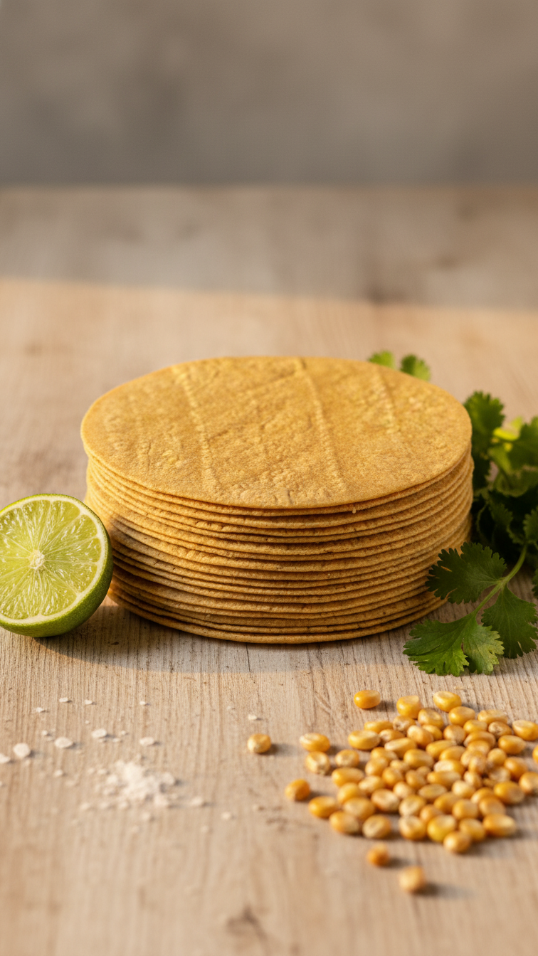 Tortilla, 5.5", Yellow Corn, Organic