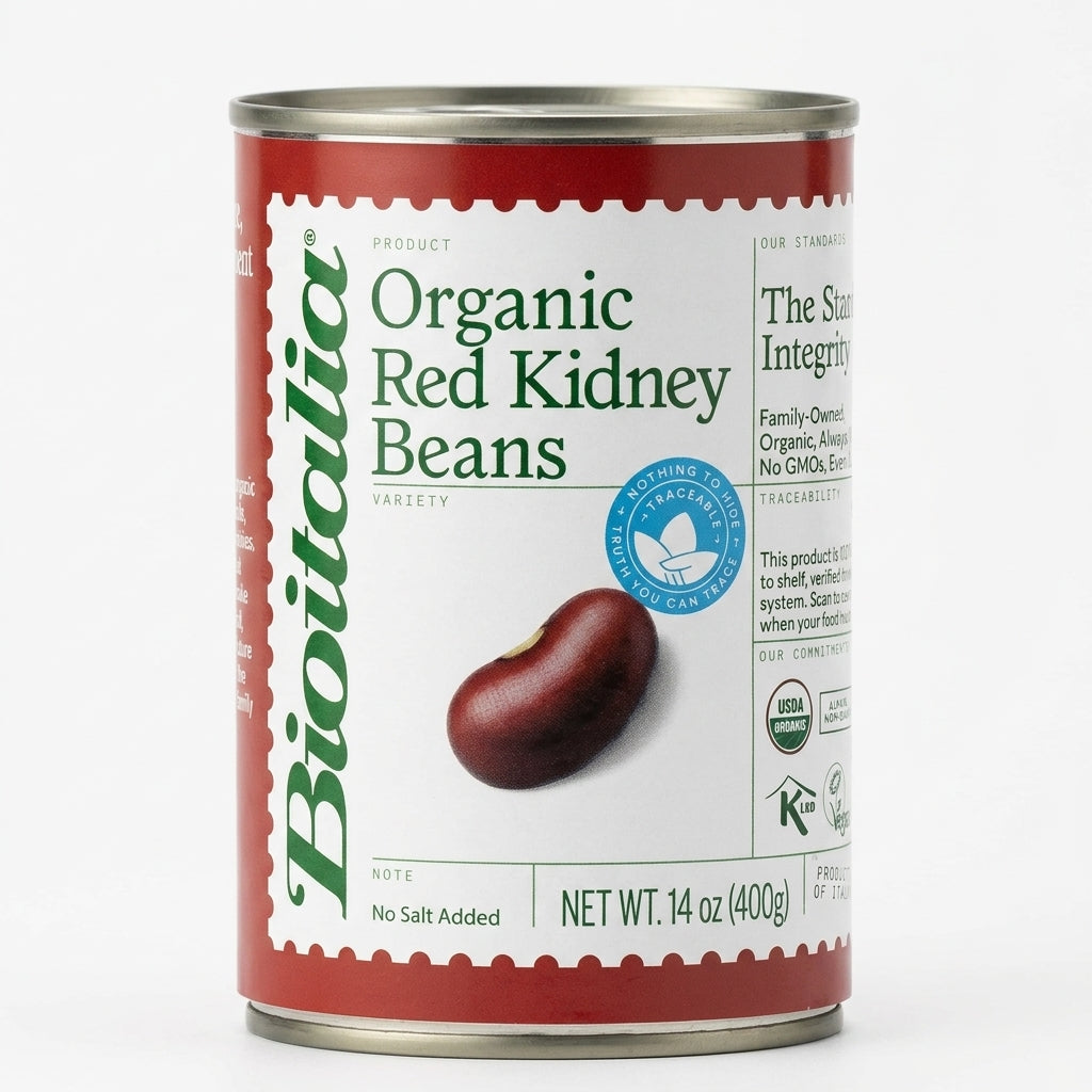 Beans, Red Kidney, Canned, Organic