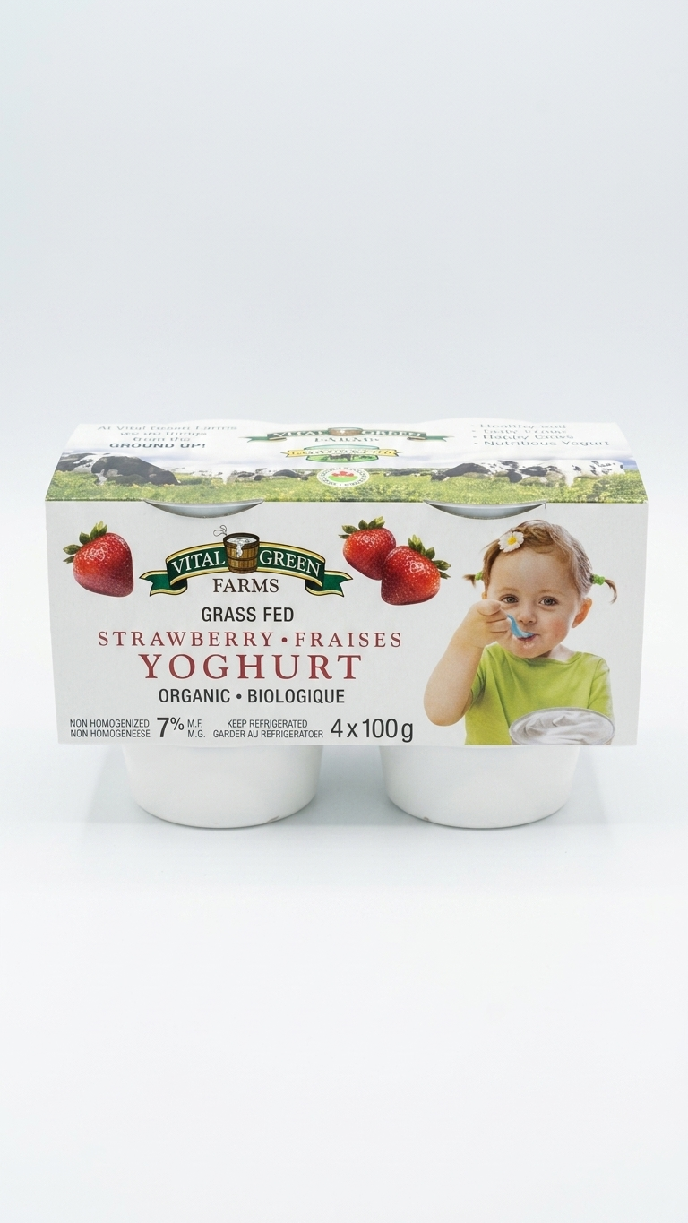 Yogurt, Strawberry, Organic