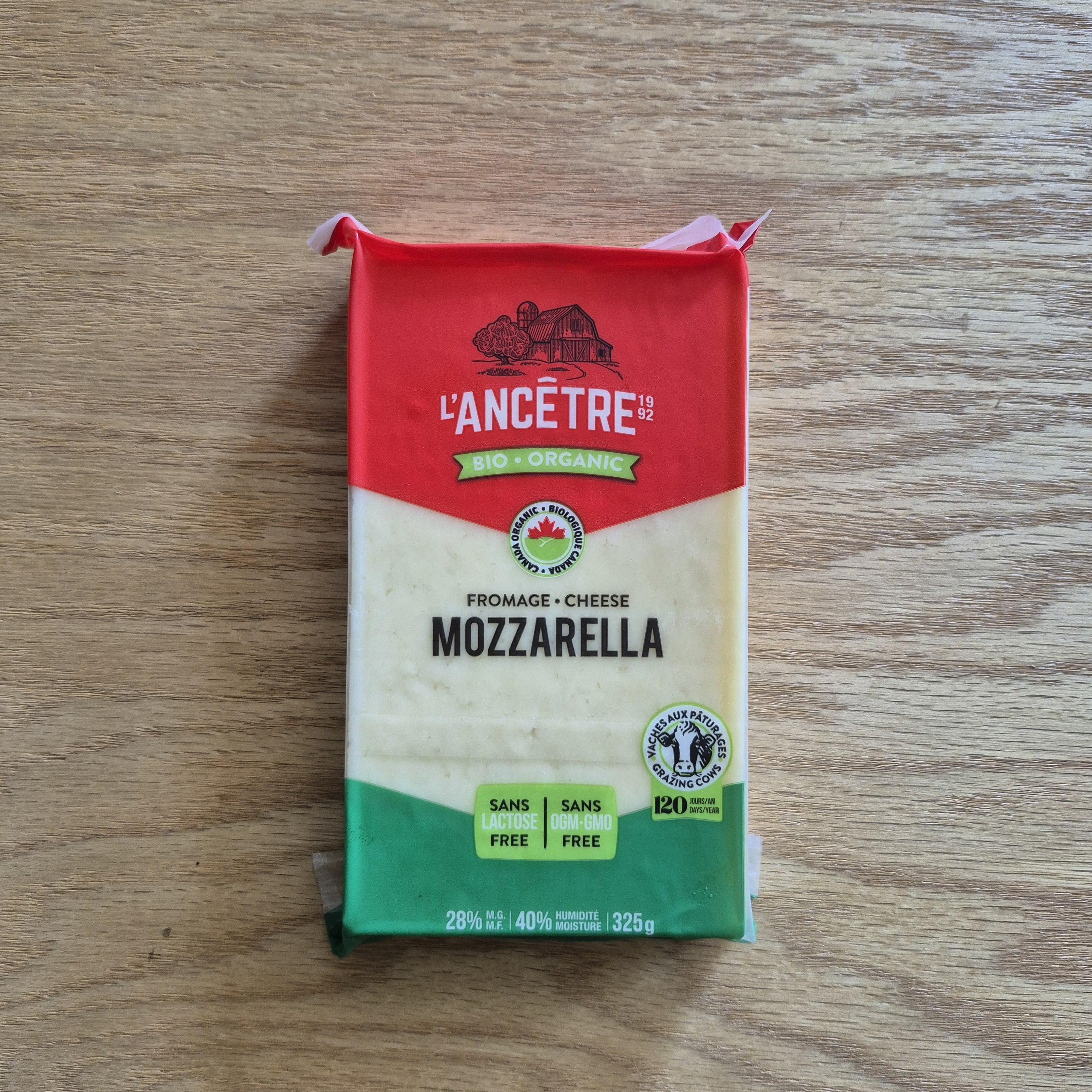 Cheese, Mozzarella 28% M.f., Organic